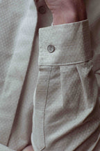 Ivory Stand Collar Shirt