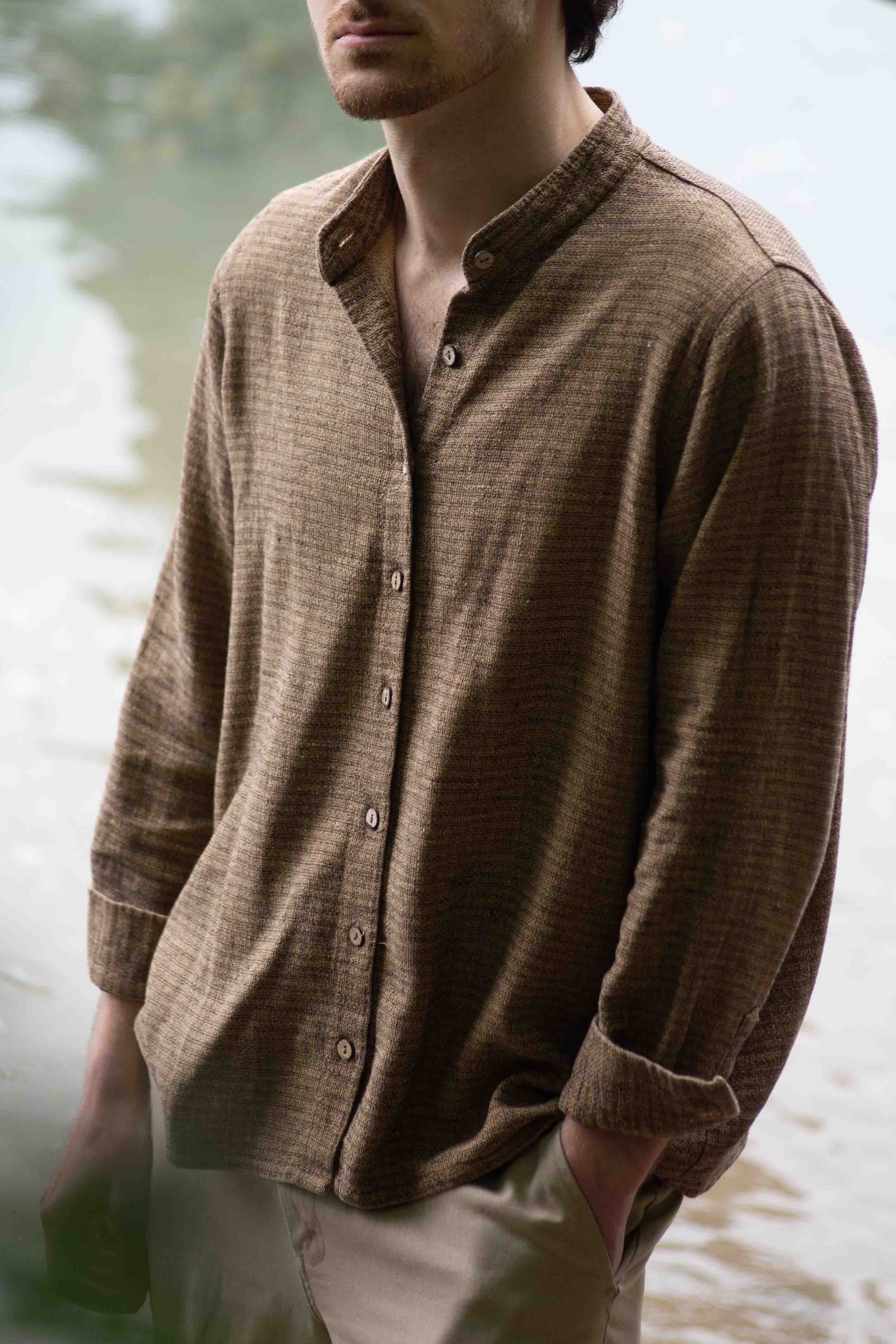 Driftwood Textured Shirt – MO REY